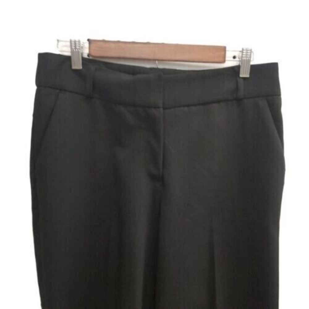 Cynthia Rowley Womens Size 8 Black Solid Cropped Dress Pants - Picture 8 of 9